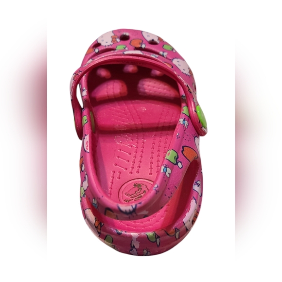 Crocs Hello Kitty pink size 8 child's shoe - Picture 4 of 10